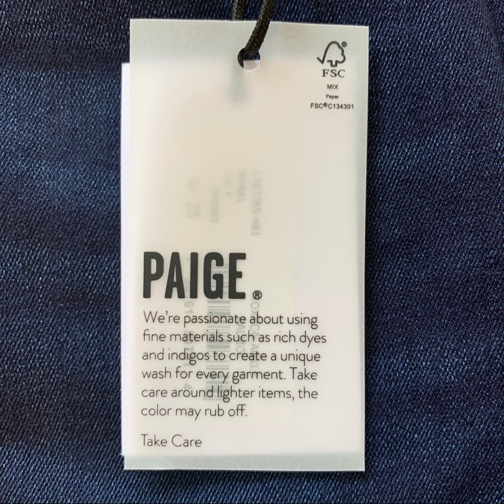 NWT PAIGE Hoxton Ankle Skinny Jeans - Picture 4 of 12